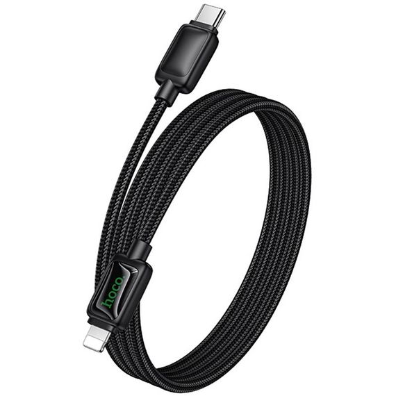 Дата кабель Hoco U146 Mundo Type-C to Lightning 30W (1.2m) Black | Зображення 5