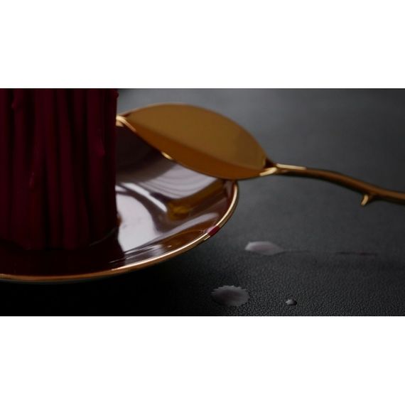 Скребок-ложка для воску низькотемпературної свічки UPKO золотий sexstyle | Зображення 12