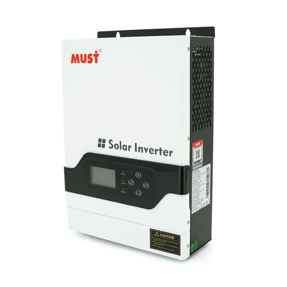 Гiбрiдне ДБЖ  MUST PV18-3224VPM II, 3200W, 24V, ток заряда 60A, 160-275V, MPPT (60А, 30-160 Vdc) | Зображення 1
