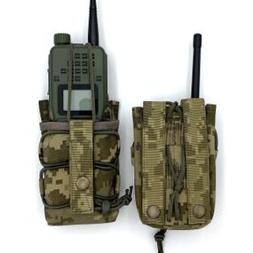 Подсумок под рацию открытый Пиксель ММ-14 Molle Cordura 500D нейлон