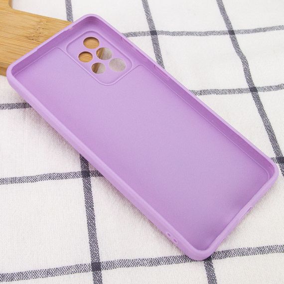 Силіконовий чохол Candy Full Camera для Samsung Galaxy A52 4G / A52 5G / A52s Бузковий/Dasheen | Зображення 2