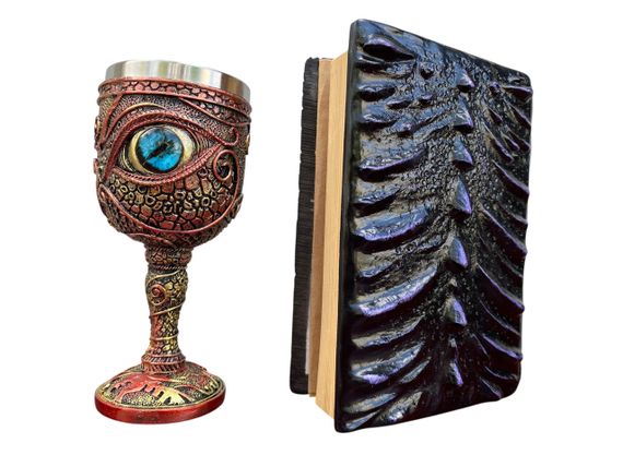 Подарунковий набір Келих 3D Око Blue і Блокнот 3D «Око Ілюзій» | Зображення 1