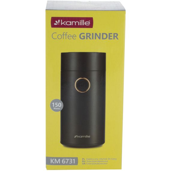 Кофемолка электрическая Kamille 150 Вт ротационная электрокофемолка измельчитель орехов специй сахара зерновых | Зображення 7