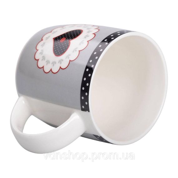 Кружка фарфоровая 400 (мл) для чая и кофе RX-N240147G | Зображення 2