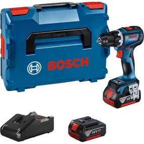 Шуруповерт Bosch GSR 18V-90 C 18V, 2х5Ah, 36-64Нм, 0-2100 об/мин, кейс, 1.1 кг (0.601.9K6.006)