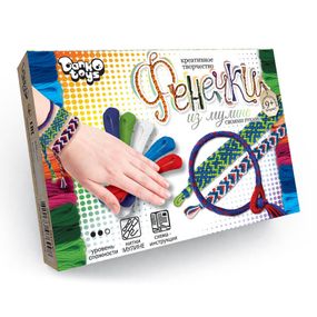 Набор креативного творчества "Фенечки" Danko Toys FIM-01-01-08 из мулине Вид 7