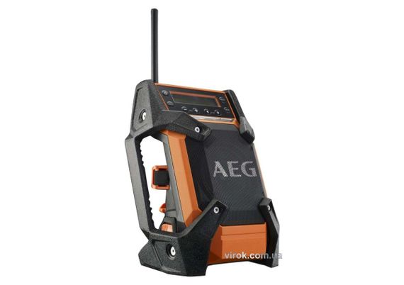 Радіо з DAB+ AEG : Li-Ion акумулятором і живленням від 230 В, сумісний з 12/18 В (БЕЗ АКУМУЛ) DW