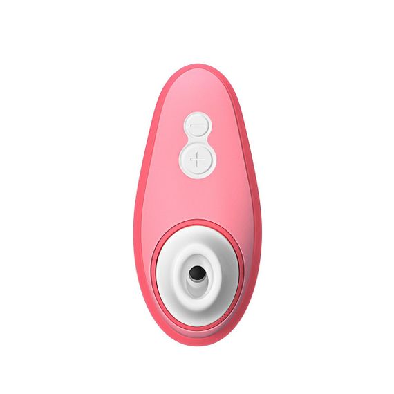 Вакуумний кліторальний стимулятор Womanizer Liberty 2 Vibrant Rose, 8 режимів, магнітна кришечка | Зображення 1