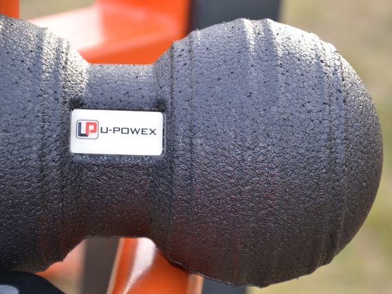 Масажний м'яч подвійний U-POWEX EPP Ball (d8*16cm.) Black | Зображення 8