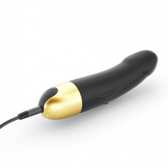 Вібратор Dorcel Real Vibration S Gold 2.0, діаметр 3,7см, перезаряджуваний, для точки G | Зображення 1