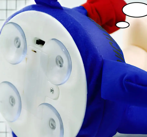 Мягкая игрушка-антистресс "Ударь меня!" со звуком Синий