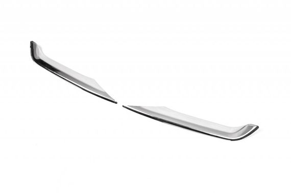 Накладки на противотуманки (2017-2024, нерж) Carmos - Турецкая сталь для Nissan Qashqai | Зображення 6