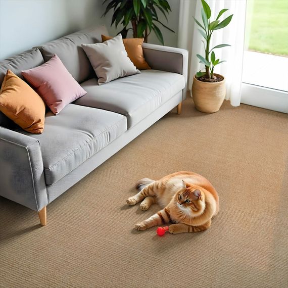 Самоклеюча плитка під ковролін в рулоні бежевий 600х3000мм SW-00002583 | Зображення 5