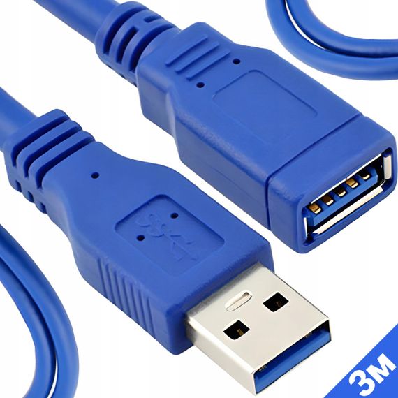 Кабель удлинитель для USB порта Addap UM2F-01, USB 3.0 Male to USB 3.0 Female, 5 Гбит/с, 3 метра | Зображення 6