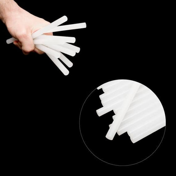 Комплект стрижнів клейових білих 11,2*200 мм, 12 од. INTERTOOL RT-1022 | Зображення 2