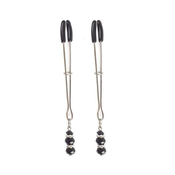 Затискач для сосків Art of Sex - Nipple Clamps Lovely Black | Зображення 1