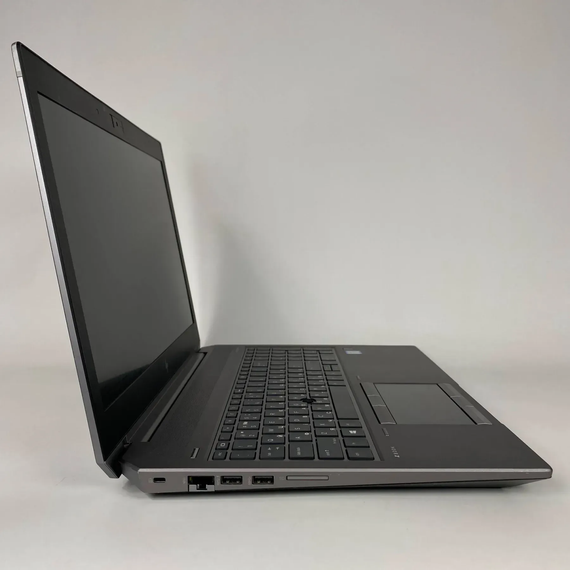Мобільна робоча станція Б-клас HP ZBook 15 G5 / 15.6" (1920x1080) IPS / Intel Core i7-8850H (6 (12) ядра по 2.6 - 4.3 GHz) / 16 GB DDR4 / 240 GB SSD / nVidia Quadro P1000, 4 GB GDDR5, 256-bit / Fingerprint / WebCam б/в + Подарунок Бездротова миша / USB | Зображення 3