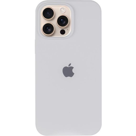 Чохол Silicone Case Full Protective (AA) для Apple iPhone 16 Pro Max (6.9") Білий / White | Зображення 1