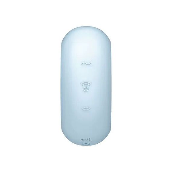 Вакуумний стимулятор із вібрацією Satisfyer Pro To Go 3 Blue | Зображення 3