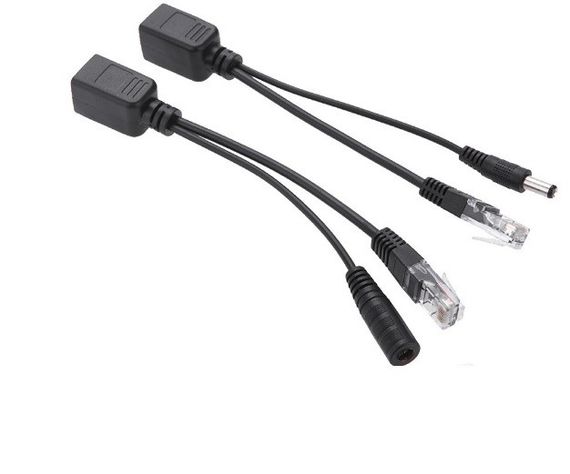 POE інжектор пасивний (пара) 802.3at (30Вт) з портами Ethernet 10/100Mbps, black | Зображення 2