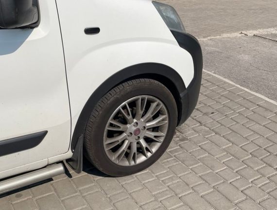 Накладки на арки (4 шт, чорні) 2 двері, Металеві для Citroen Nemo | Зображення 9