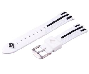 Силиконовый ремешок Primo Dart для часов Xiaomi Huami Amazfit Sport SmartWatch - White-Black
