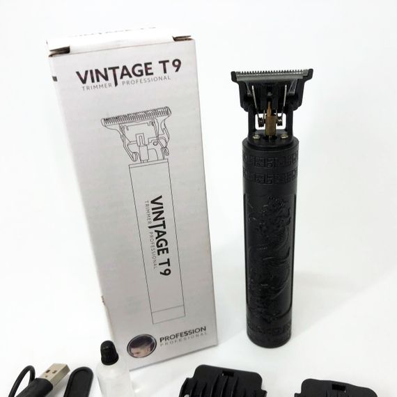 Машинка для стрижки с множеством насадок Vintage T9-2, Универсальный тример для стрижки и бритья JK-46 | Зображення 6