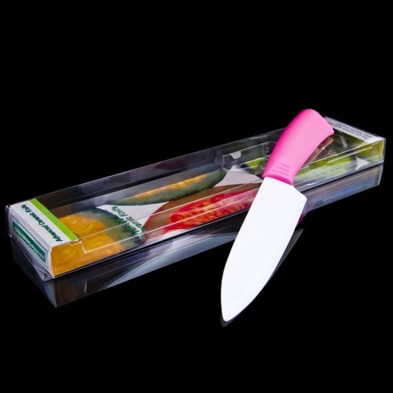 Ніж великий керамічний 18см Pink (NS7KN1)