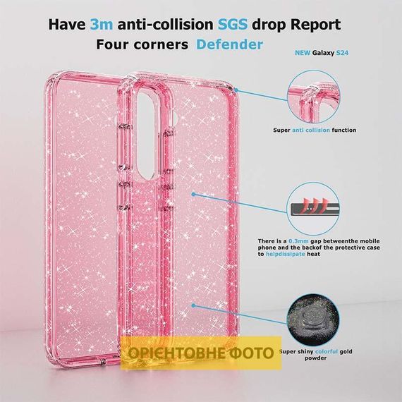 TPU чохол Nova Samsung Galaxy A17 5G Clear Pink | Зображення 5