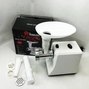 Мощная мясорубка с насадками для колбас, Электрическая мясорубка 2в1 с теркой для драников KA-42