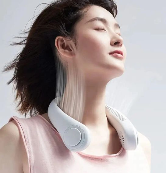 Вентилятор на шию Cat-neck Fan міні портативний, Універсальний вентилятор на шию USB | Зображення 4