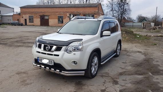 Передняя защита ST015 (нерж.) для Nissan X-trail T31 2007-2014 гг | Зображення 4