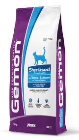 Корм Gemon Cat Sterilised сухой с тунцом и лососем для стерилизованных котов 10 кг