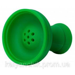 Чаша для Кальяну Силіконова Hate  Simple Зелена