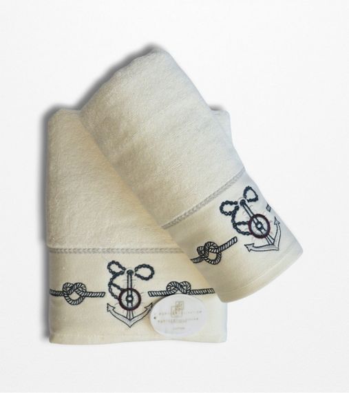 Подарочный набор полотенец Pupilla Pedro v1 Krem