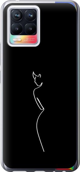 Чехол на Realme 8 Силуэт1 "4590u-2303-17620"