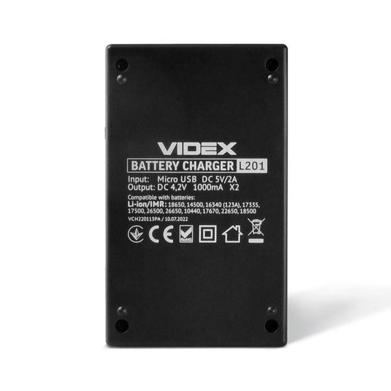 Зарядное устойство для аккумуляторов Videx VCH-L201 | Зображення 3