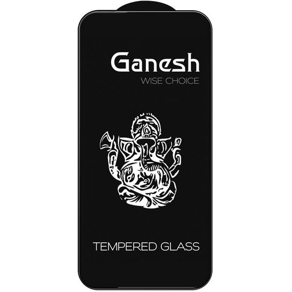 Захисне скло Ganesh (Full Cover) для Apple iPhone 15 (6.1") | Зображення 2