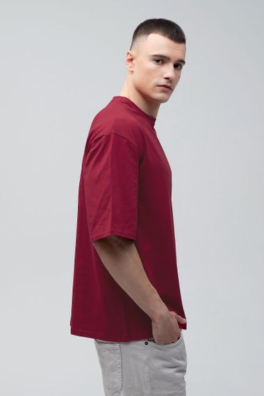 Чоловіча Футболка Sun`s House  розмір: L\XL Бордовий (арт. RY-U0104M-Burgundy) | Зображення 2
