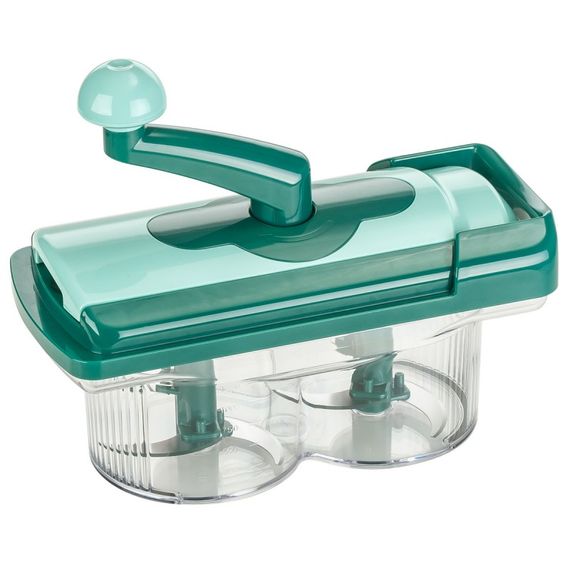 Овочерізка Nicer Dicer Twist ∙ Ручне механічне мультирізання – подрібнювач Найсер Дайсер Твіст