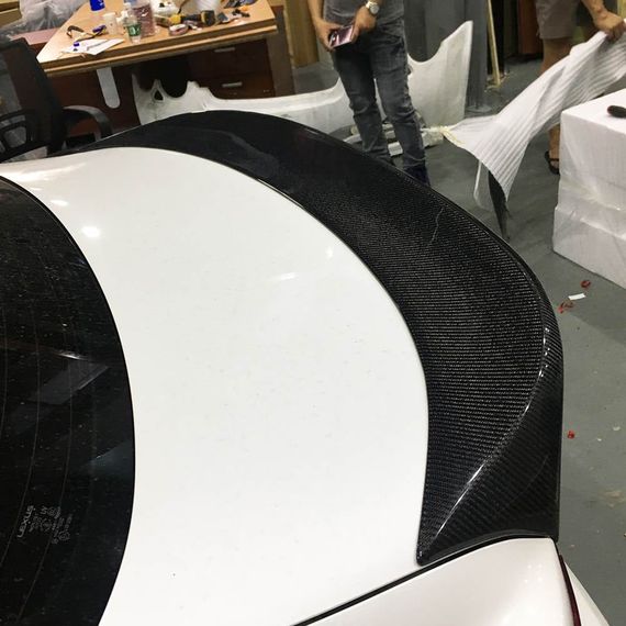 Спойлер V4 (для 2013-2020, Карбон) для Lexus IS 2013- рр | Зображення 2