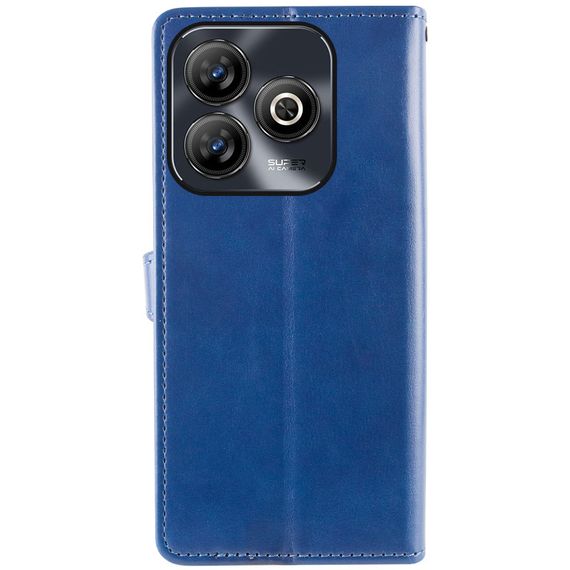 Шкіряний чохол-книжка GETMAN Gallant (PU) для ZTE Blade A75 4G Синій | Зображення 5