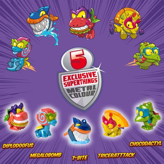 Игровой набор фигурок "Дино Разрушители" SuperThings PSTSD48TIN60, 5 эксклюзивных фигурок | Зображення 4