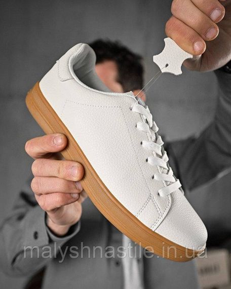 Мужские кроссовки white/ camel   ДЛ6282 | Зображення 5