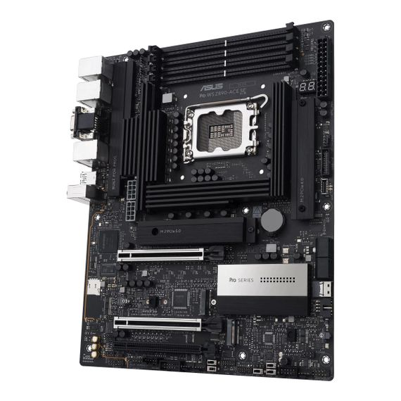 Материнcкая плата ASUS PRO WS Z890-ACE SE s1851 Z890 4xDDR5 M.2 HDMI USB Type-C D-Sub Wi-Fi BT ATX 90MB1JC0-M0EAY0 | Зображення 1