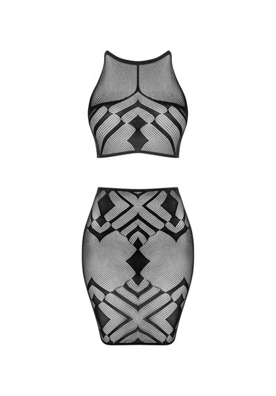 Комплект спідниця та топ Obsessive K101 top & skirt S/M/L | Зображення 4