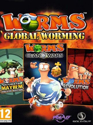 Worms Triple Game Bundle Steam Key GLOBAL