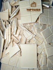 Шоколад белый MIR CHOCOLATE 26%, ломаная плитка (на развес)