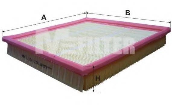 Фільтр повітряний FORD (вир-во M-filter) MFILTER K206 на FORD GRANADA I (GAE, GGE)