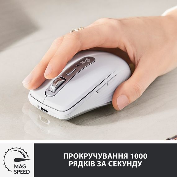 Мишка Logitech MX Anywhere 3 for Mac Pale Grey (910-005991) | Зображення 1